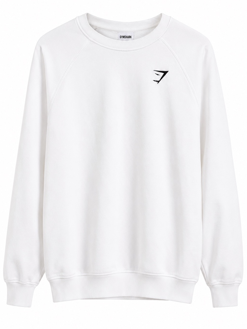 Gymshark Training Oversized Fleece Crewneck Sweatshirt White M